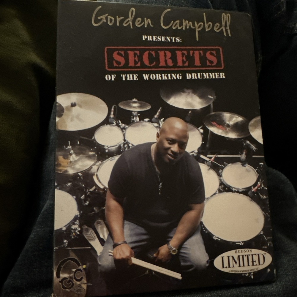 Gorden Campbell Secrets of the Working Drummer DVD-ROM Hudson Music 2013